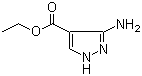 structure of CAS# 6994-25-8, Ethyl 3-amino-4-pyrazolecarboxylate;3-Amino-4-carbethoxypyrazole; 5-Amino-1H-pyrazole-4-carboxylic acid ethyl ester