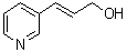 structure of CAS# 69963-46-8, 3-(3-Pyridyl)-2-propen-1-ol;3-(3-Pyridyl)allyl alcohol