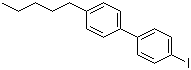 4-Pentyl-4'-iodobiphenyl molecular structure (CAS 69971-79-5)