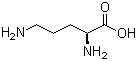 鸟氨酸分子结构 (CAS 70-26-8)