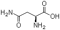 结构式 CAS# 70-47-3, L-天冬酰胺; L-天门冬酰胺; 2-氨基-3-氨基甲酰丙酸