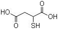 Mercaptosuccinic acid molecular structure (CAS 70-49-5)
