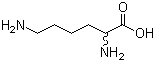 结构式 CAS# 70-54-2, DL-赖氨酸; DL-2,6-二氨基己酸