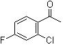 2'-Chloro-4'-fluoroacetophenone molecular structure (CAS 700-35-6)