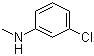 N-Methyl-3-chloroaniline molecular structure (CAS 7006-52-2)