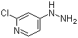结构式 CAS# 700811-29-6, 2-氯-4-肼基吡啶