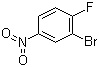 结构式 CAS# 701-45-1, 3-溴-4-氟硝基苯; 2-氟-5-硝基溴苯