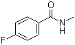 结构式 CAS# 701-49-5, 4-氟-N-甲基苯甲酰胺