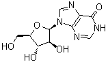 structure of CAS# 7013-16-3, Arainosine;9-beta-D-Arabinofuranosylhypoxanthine; Ara-H; Arabinosylhypoxanthine; Hypoxanthine arabinoside; NSC 405122