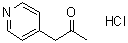 1-(Pyridin-4-yl)propan-2-one hydrochloride molecular structure (CAS 70199-62-1)