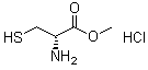 结构式 CAS# 70361-61-4, D-半胱氨酸甲酯盐酸盐