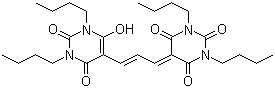 结构式 CAS# 70363-83-6, 双(1,3-二丁基巴比妥酸)三次甲基氧杂菁