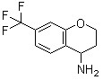 structure of CAS# 704208-25-3, (7-Trifluoromethylchroman-4-yl)amine;3,4-Dihydro-7-(trifluoromethyl)-2H-1-benzopyran-4-amine