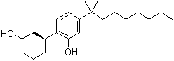 rel-5-(1,1-Dimethyloctyl)-2-[(1R,3S)-3-hydroxycyclohexyl]phenol molecular structure (CAS 70434-92-3)
