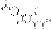 N-Formylnorfloxacin molecular structure (CAS 70459-04-0)
