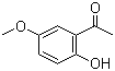 structure of CAS# 705-15-7, 2'-Hydroxy-5'-methoxyacetophenone;1-(2-Hydroxy-5-methoxyphenyl)ethan-1-one