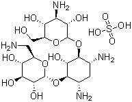 Kanamycin sulfate molecular structure (CAS 70560-51-9)