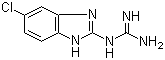 (5-Chloro-1H-benzimidazol-2-yl)guanidine molecular structure (CAS 70590-32-8)