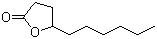 structure of CAS# 706-14-9, gamma-Decalactone;4-Hydroxydecanoic acid gamma-lactone; gamma-Hexyl-gamma-butyrolactone; 5-Hexyldihydro-2(3H)-furanone