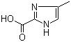 结构式 CAS# 70631-93-5, 4-甲基-1H-咪唑-2-甲酸