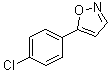 5-(4-Chlorophenyl)isoxazole molecular structure (CAS 7064-32-6)