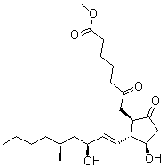 Ronoprost molecular structure (CAS 70667-26-4)