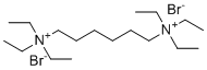N1,N1,N1,N6,N6,N6-Hexaethylhexane-1,6-diaminium bromide molecular structure (CAS 7072-43-7)