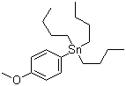 Tributyl(4-methoxyphenyl)stannane molecular structure (CAS 70744-47-7)