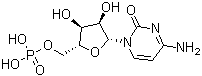 胞苷 5'-单磷酸分子结构 (CAS 7075-11-8)