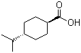 trans-4-Isopropylcyclohexane carboxylic acid molecular structure (CAS 7077-05-6)