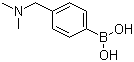 structure of CAS# 70799-12-1, B-[4-[(Dimethylamino)methyl]phenyl]boronic acid;[4-[(Dimethylamino)methyl]phenyl]boronic acid; [4-((Dimethylamino)methyl)phenyl]boronic acid