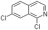 结构式 CAS# 70810-24-1, 1,7-二氯异喹啉