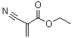 2-氰基-2-丙烯酸乙酯分子结构 (CAS 7085-85-0)