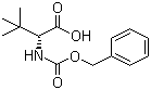 structure of CAS# 70874-05-4, Cbz-D-tert-leucine;(R)-2-(Benzyloxycarbonyl)-3,3-dimethylbutanoic acid