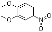 structure of CAS# 709-09-1, 3,4-Dimethoxynitrobenzene;1,2-Dimethoxy-4-nitrobenzene; 4-Nitroveratrole