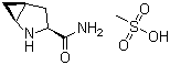 (1S,3S,5S)-2-Azabicyclo[3.1.0]hexane-3-carboxamide methanesulfonate molecular structure (CAS 709031-45-8)