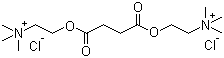 结构式 CAS# 71-27-2, 氯化琥珀胆碱