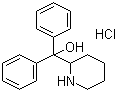 盐酸哌苯甲醇分子结构 (CAS 71-78-3)