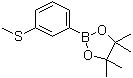 3-(Methylthio)phenylboronic acid pinacol ester molecular structure (CAS 710348-63-3)