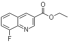 8-Fluoroquinoline-3-carboxylic acid ethyl ester molecular structure (CAS 71082-35-4)