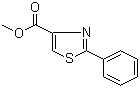 2-Phenyl-4-thiazolecarboxylic acid methyl ester molecular structure (CAS 7113-02-2)