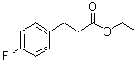 4-Fluorobenzenepropanoic acid ethyl ester molecular structure (CAS 7116-38-3)