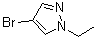 结构式 CAS# 71229-85-1, 4-溴-1-乙基-1H-吡唑