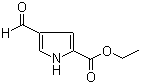 Ethyl 4-formyl-1H-pyrrole-2-carboxylate molecular structure (CAS 7126-57-0)
