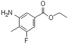 structure of CAS# 713-47-3, 3-Amino-5-fluoro-4-methylbenzoic acid ethyl ester