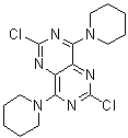 2,6-Dichloro-4,8-dipiperidinopyrimido[5,4-d]pyrimidine molecular structure (CAS 7139-02-8)