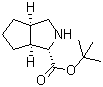 结构式 CAS# 714194-68-0, (1S,3aR,6aS)-八氢环戊烯并[c]吡咯-1-羧酸叔丁酯