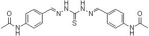 4'-甲酰基乙酰苯胺 4',4'''-(硫代甲酰基腙)分子结构 (CAS 7142-77-0)