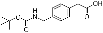 Boc-(4-aminomethylphenyl)acetic acid molecular structure (CAS 71420-92-3)