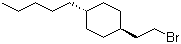 trans-1-(Bromoethyl)-4-pentylcyclohexane molecular structure (CAS 71458-14-5)